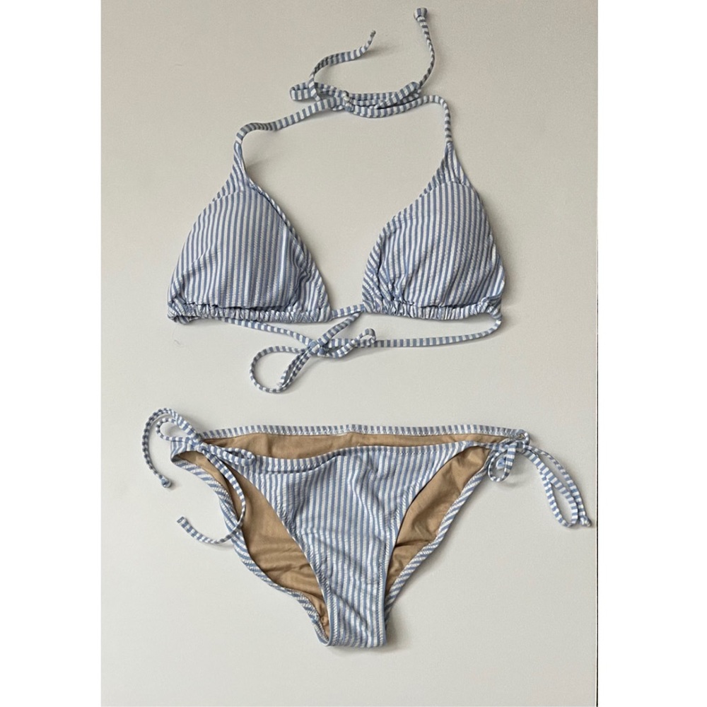OLD NAVY Striped bikini set - women’s M